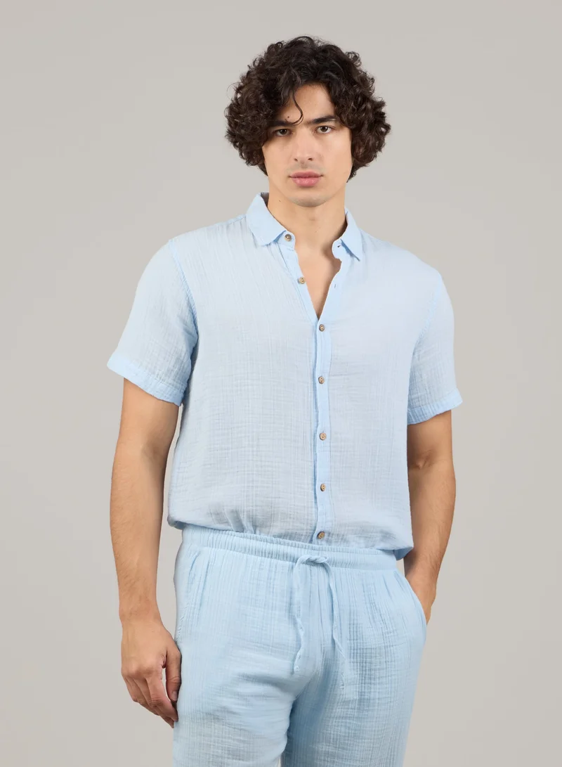 Just Nature Short Sleeve Resort Shirt